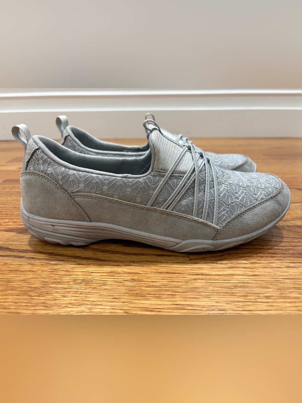 Skechers Empress Wide Awake Slip-on Sneaker Light Gray (8) - Picture 3 of 8